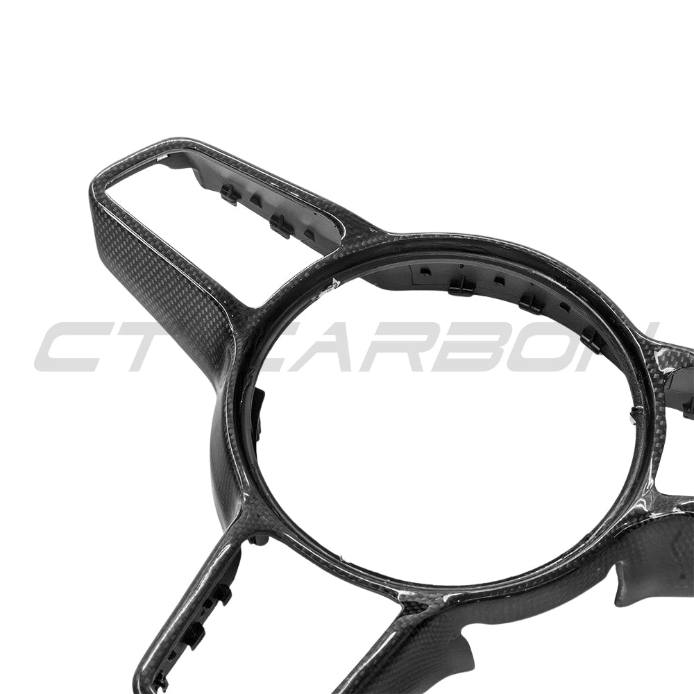 PORSCHE 911/CAYMAN/BOXSTER/CAYENNE/MACAN 2013+ STEERING WHEEL TRIM WITH SPORT CHRONO