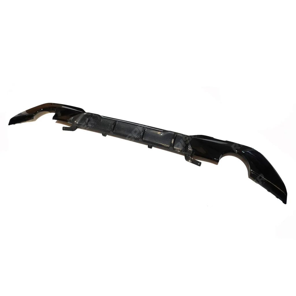 Carbon Look M Sport Rear Diffuser Dual Exit For BMW 3 Series G20 2019-2021 - (Pre-LCI)