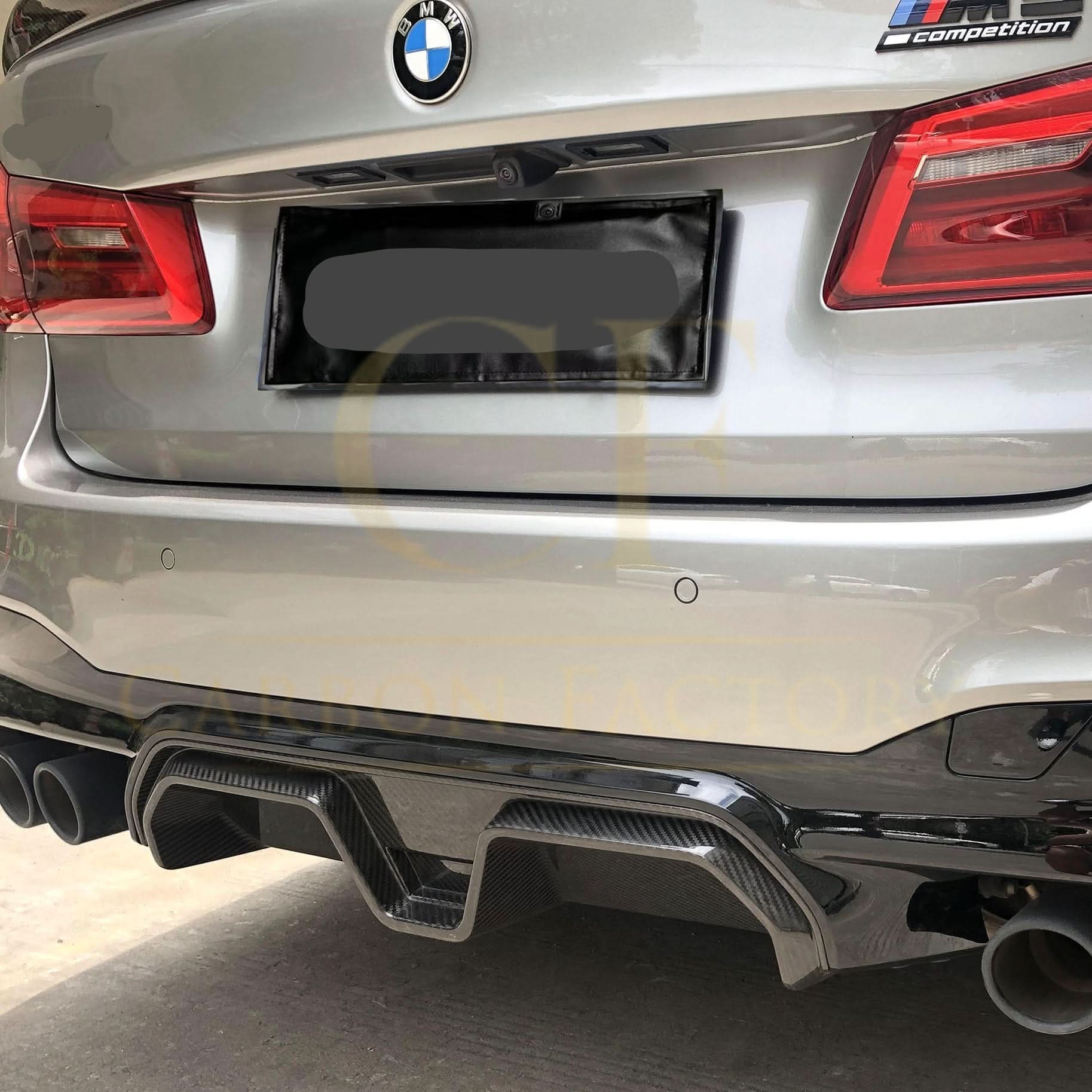 CS Style Pre-Preg Carbon Fibre Rear Diffuser for BMW F90 M5 17-24
