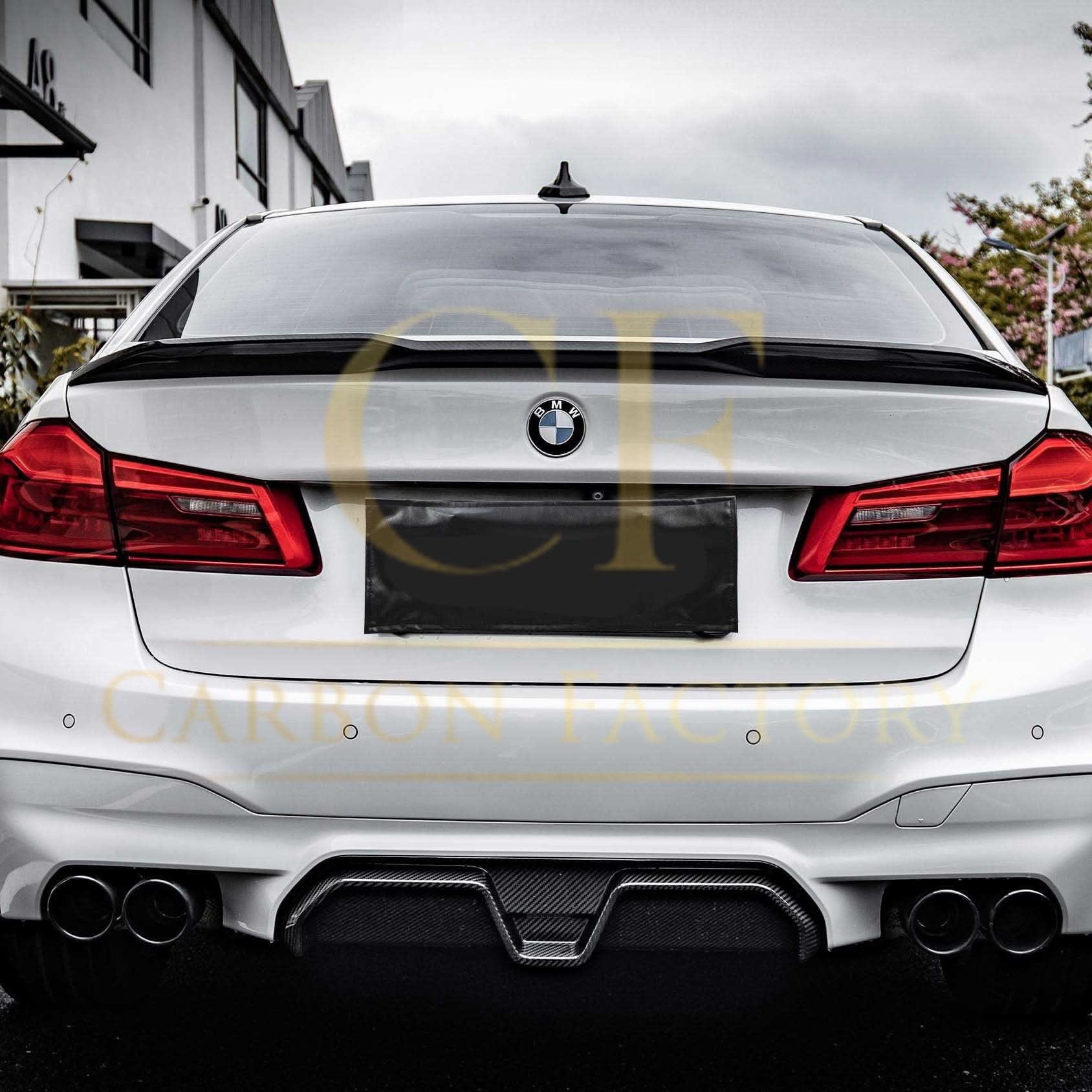 CS Style Pre-Preg Carbon Fibre Rear Diffuser for BMW F90 M5 17-24