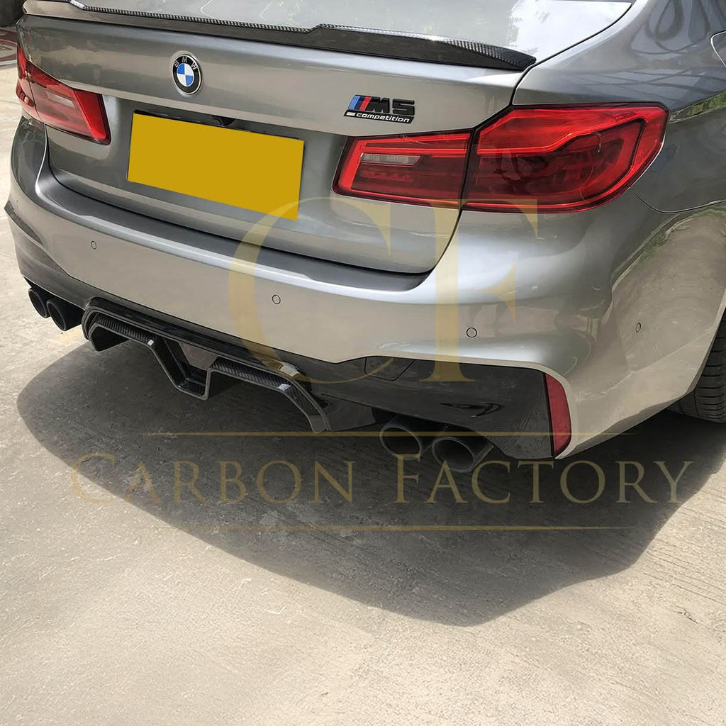 CS Style Pre-Preg Carbon Fibre Rear Diffuser for BMW G30 5 Series 17-23