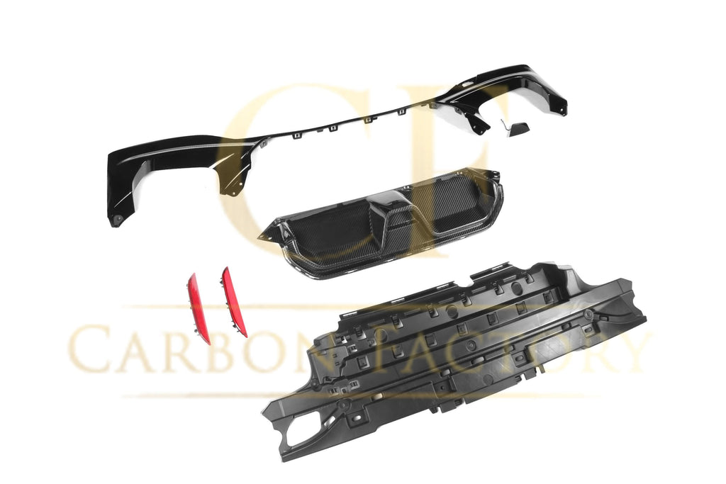 CS Style Pre-Preg Carbon Fibre Rear Diffuser for BMW G30 5 Series 17-23