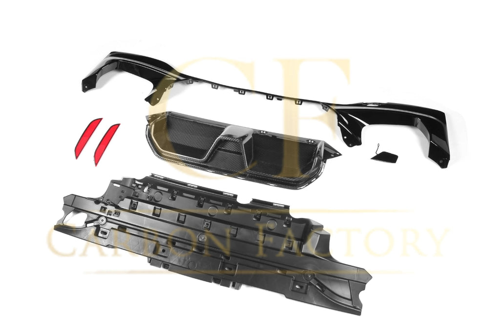 CS Style Pre-Preg Carbon Fibre Rear Diffuser for BMW G30 5 Series 17-23