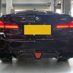 CS Style with LED Pre-Preg Carbon Fibre Rear Diffuser for BMW F90 M5 17-24