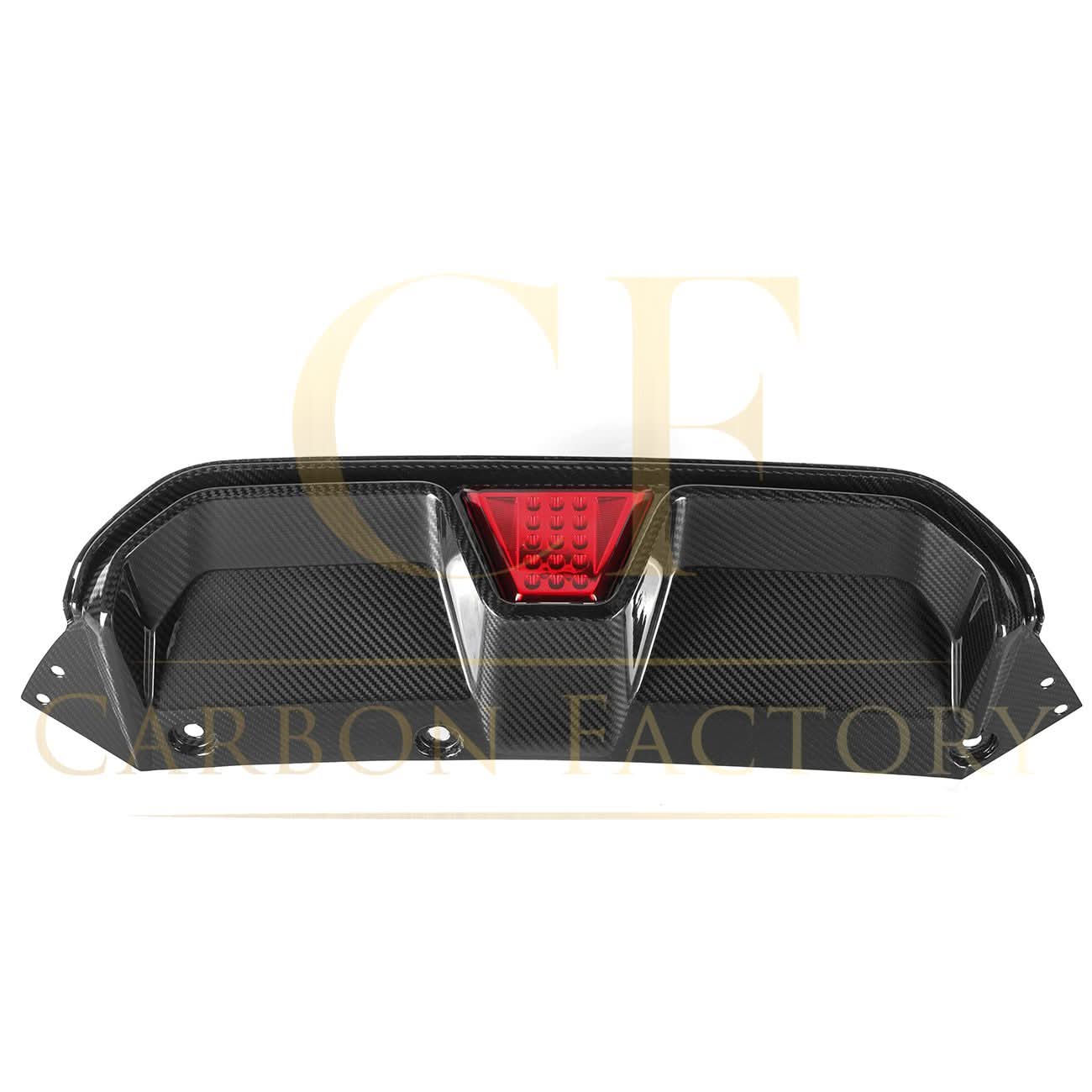 CS Style with LED Pre-Preg Carbon Fibre Rear Diffuser for BMW F90 M5 17-24
