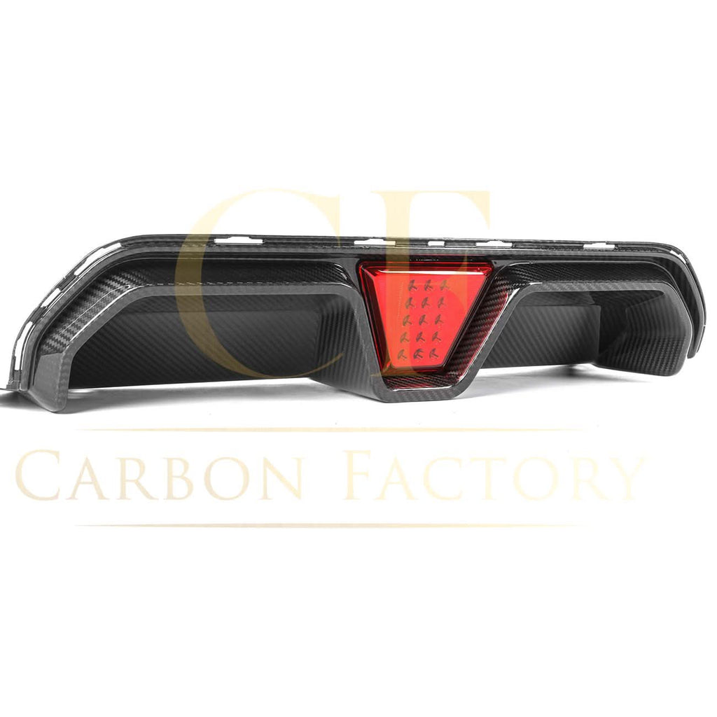 CS Style with LED Pre-Preg Carbon Fibre Rear Diffuser for BMW F90 M5 17-24