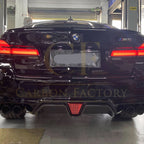 LED Style Carbon Fibre Rear Diffuser for BMW F90 M5 17-Present