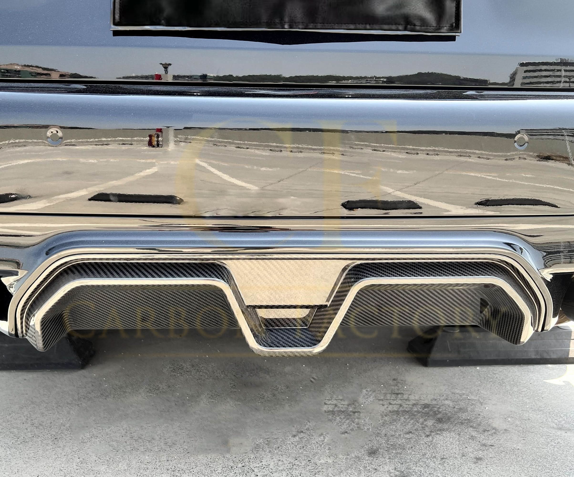 LED Style Carbon Fibre Rear Diffuser for BMW F90 M5 17-Present