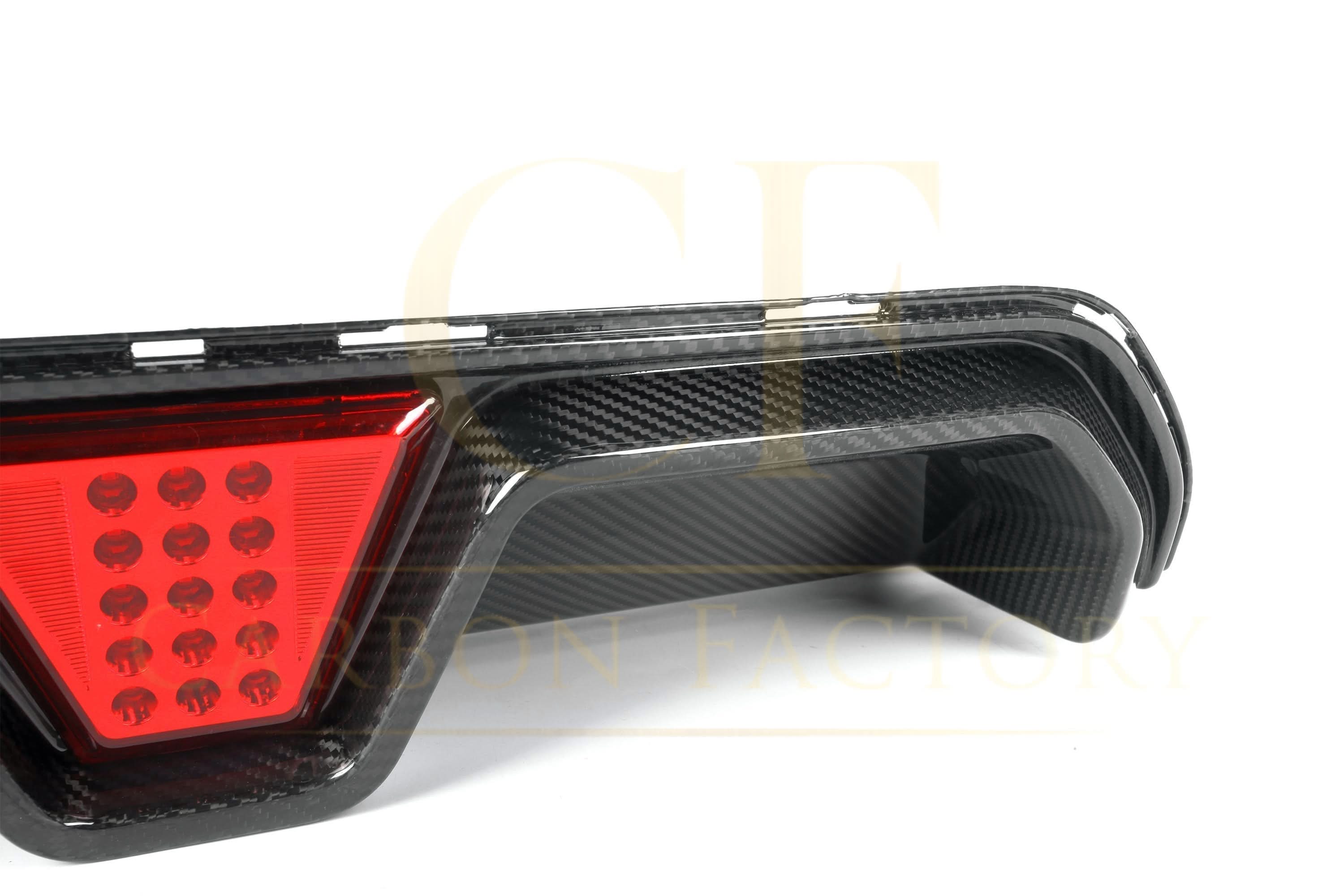 LED Style Carbon Fibre Rear Diffuser for BMW F90 M5 17-Present