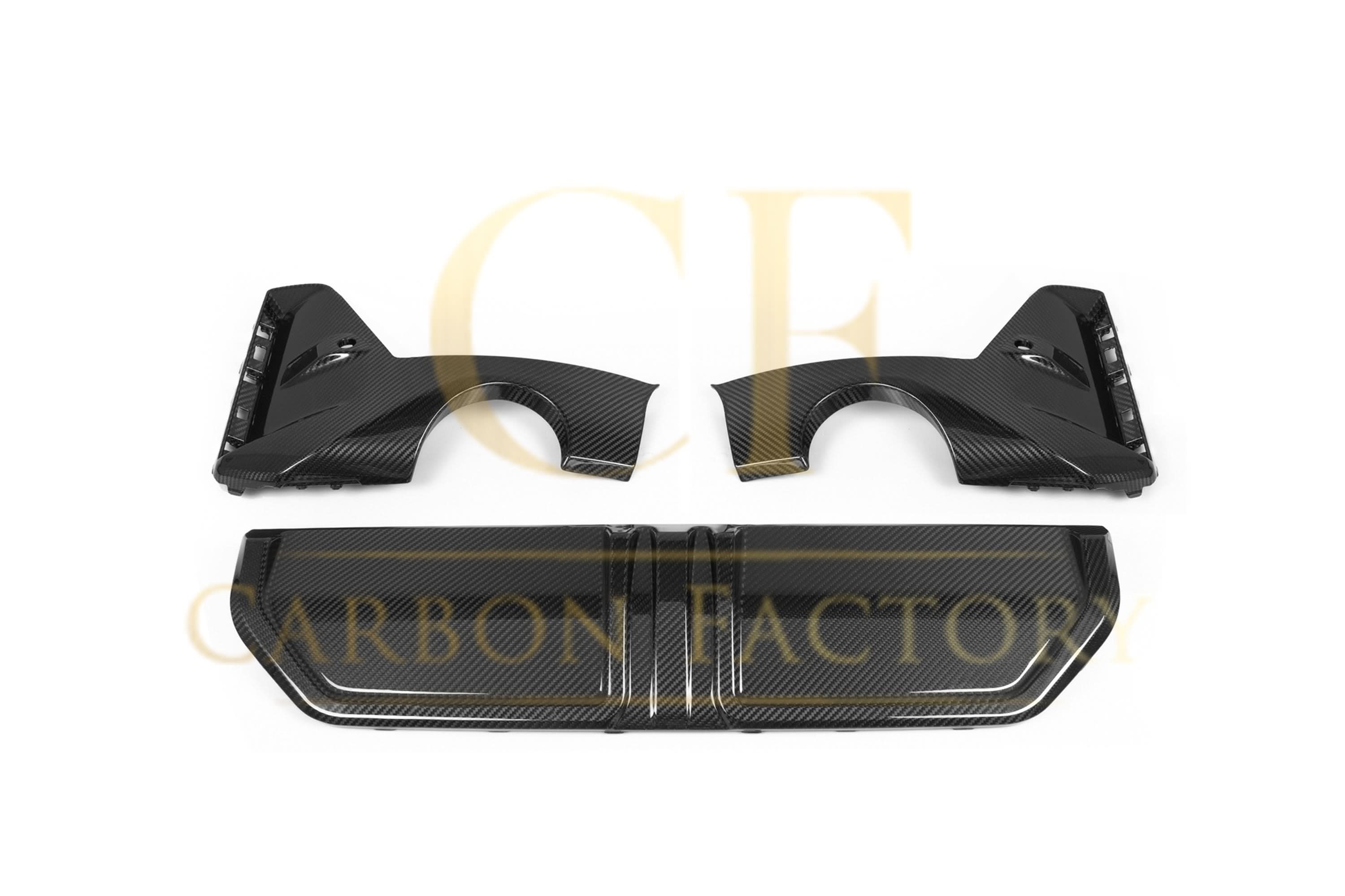 MP Style Carbon Fibre Rear Diffuser for BMW G20 G21 G28 3 Series LCI M Sport 22-25