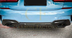 MP Style Pre-Preg Carbon Fibre Rear Diffuser for BMW 3 Series G20 G21 Pre-LCI M Sport 19-22