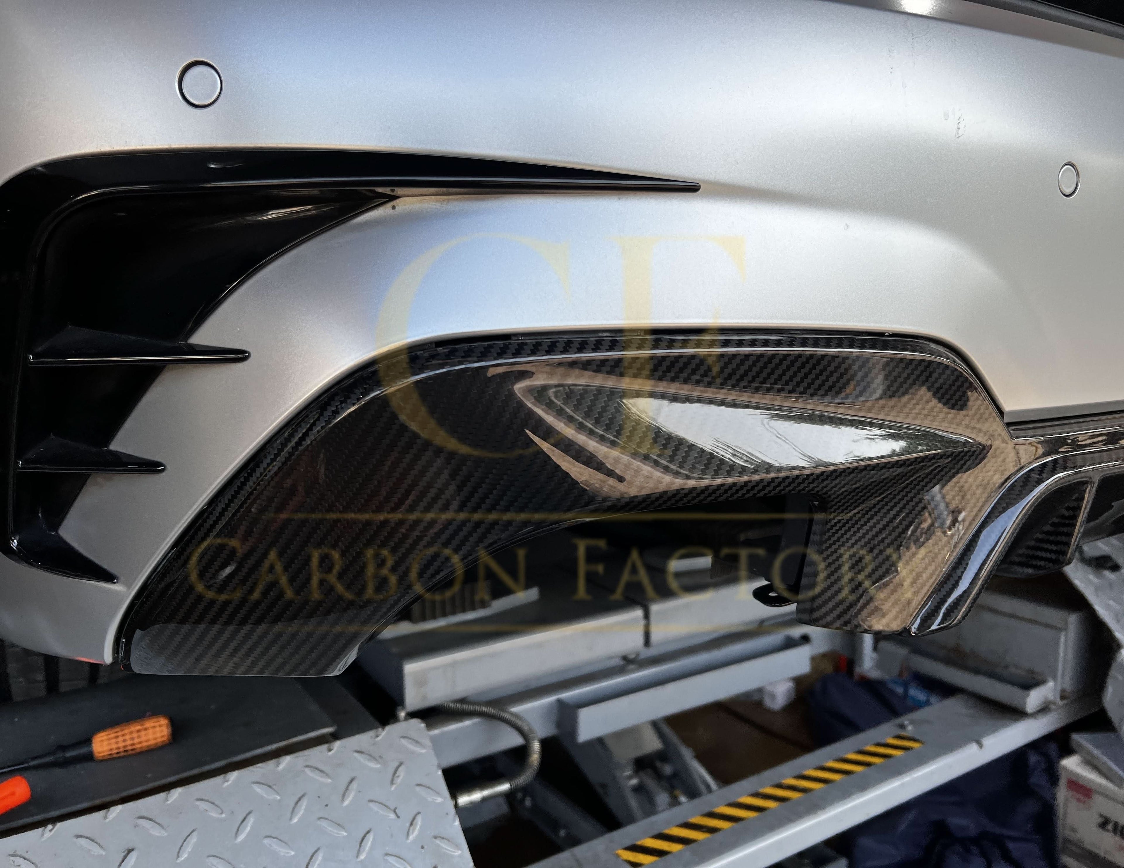 MP Style Pre-Preg Carbon Fibre Rear Diffuser for BMW 3 Series G20 G21 Pre-LCI M Sport 19-22
