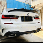 MP Style Pre-Preg Carbon Fibre Rear Diffuser for BMW 3 Series G20 G21 Pre-LCI M Sport 19-22