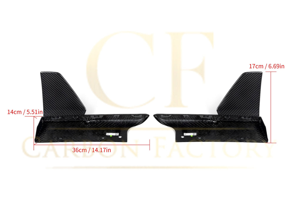 MP Style Pre-Preg Carbon Fibre Rear Side Diffuser for BMW G05 X5 LCI 23-25