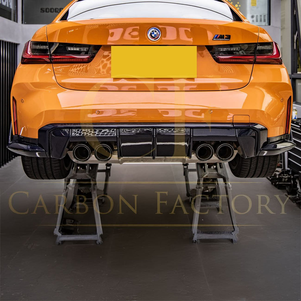 OEM Style Pre-Preg Carbon Fibre Diffuser Trim for BMW G80 M3 G82 G83 M4 21-Present