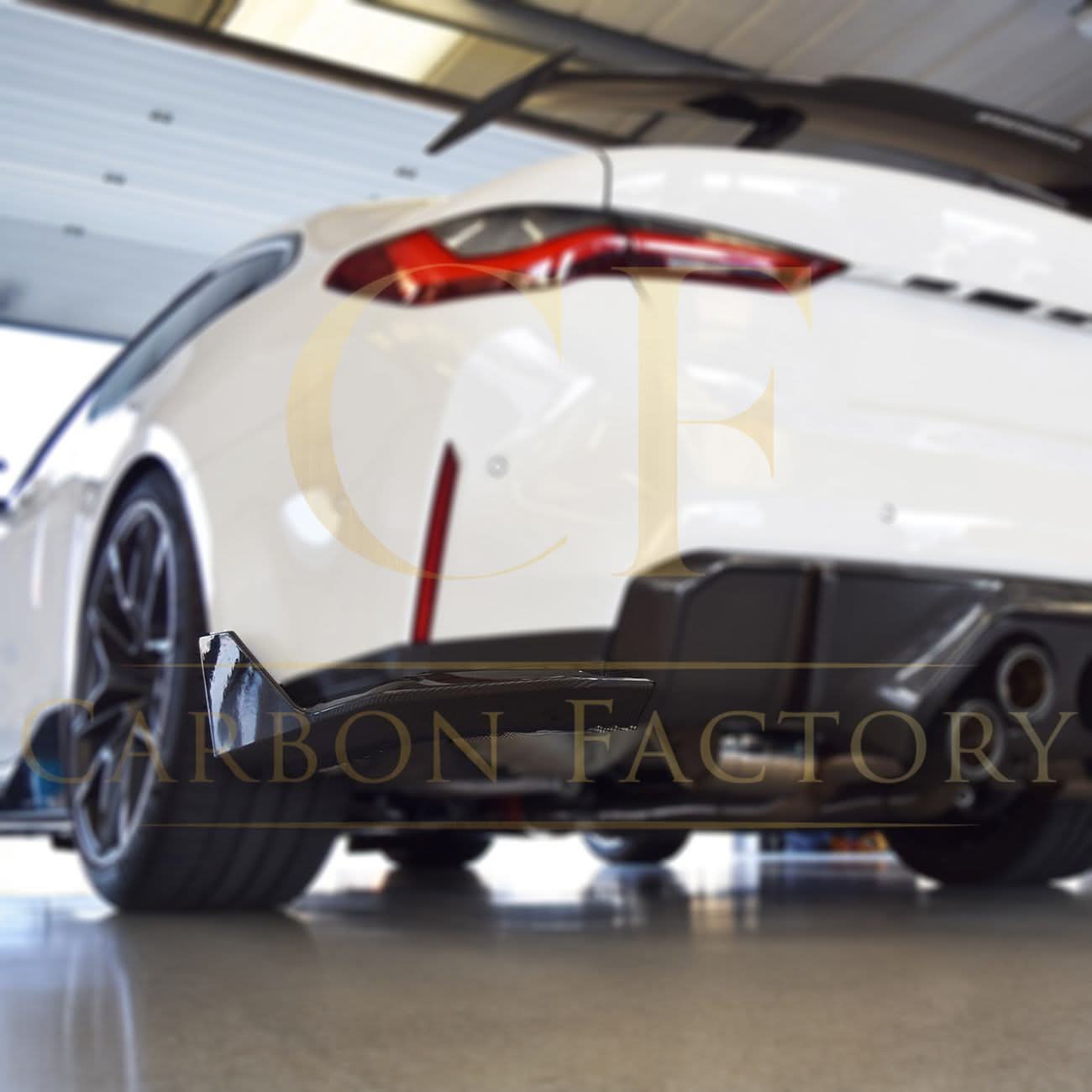 OEM Style Pre-Preg Carbon Fibre Rear Bumper Spats for BMW G80 M3 21-Present