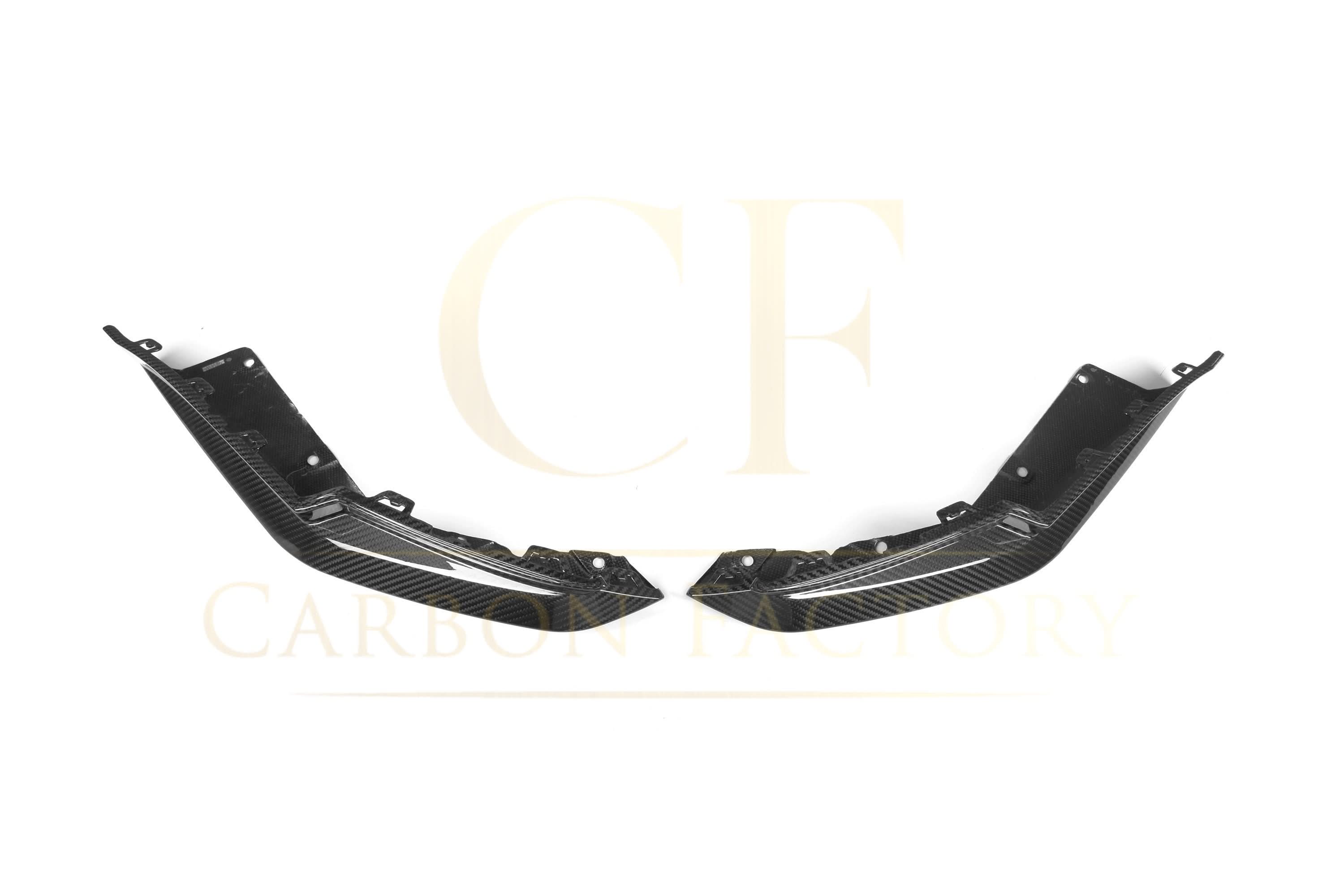 OEM Style Pre-Preg Carbon Fibre Rear Bumper Spats for BMW G80 M3 21-Present
