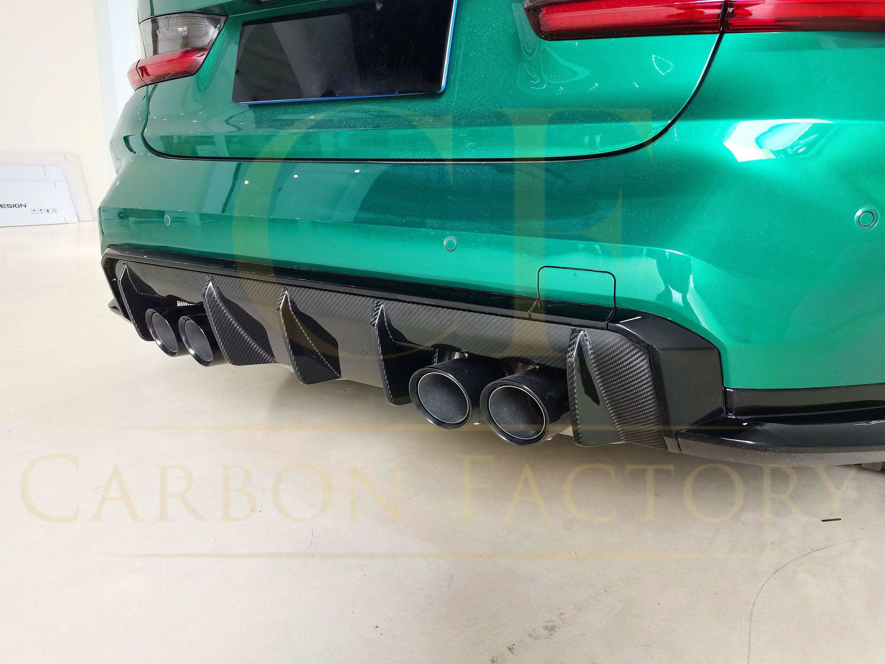 OEM Style Pre-Preg Carbon Fibre Rear Diffuser for BMW G80 M3 G82 G83 M4 21-Present