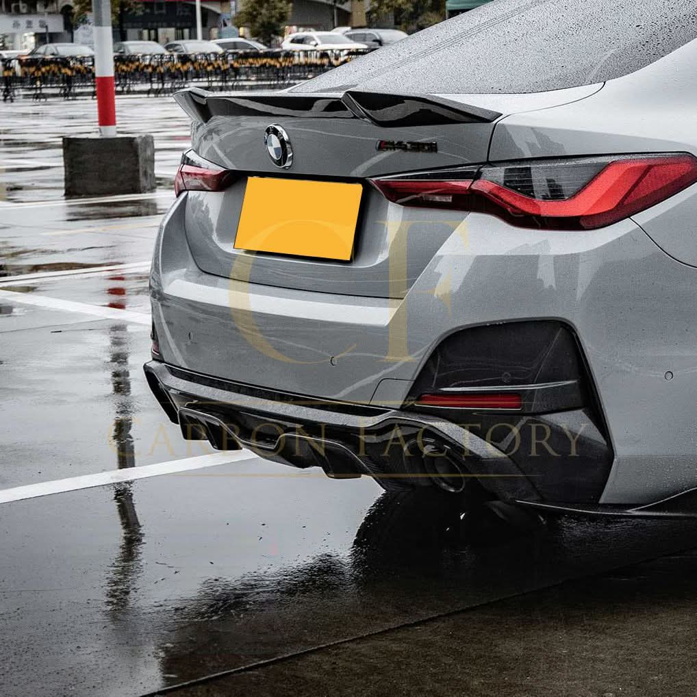 SQ Style Pre-Preg Carbon Fibre Rear Diffuser Dual Exhaust for BMW G26 4 Series Gran Coupe 21-24