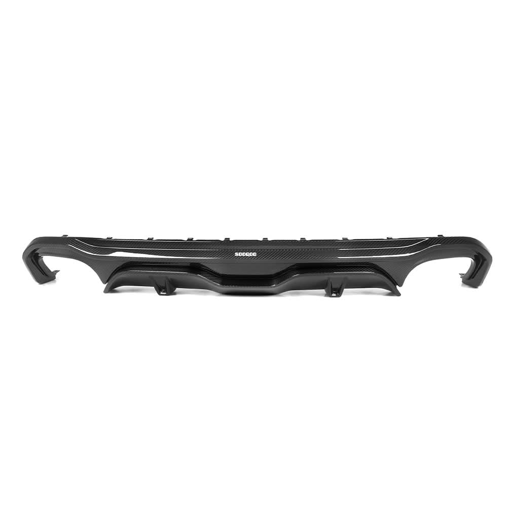 SQ Style Pre-Preg Carbon Fibre Rear Diffuser Dual Exhaust for BMW G26 4 Series Gran Coupe 21-24