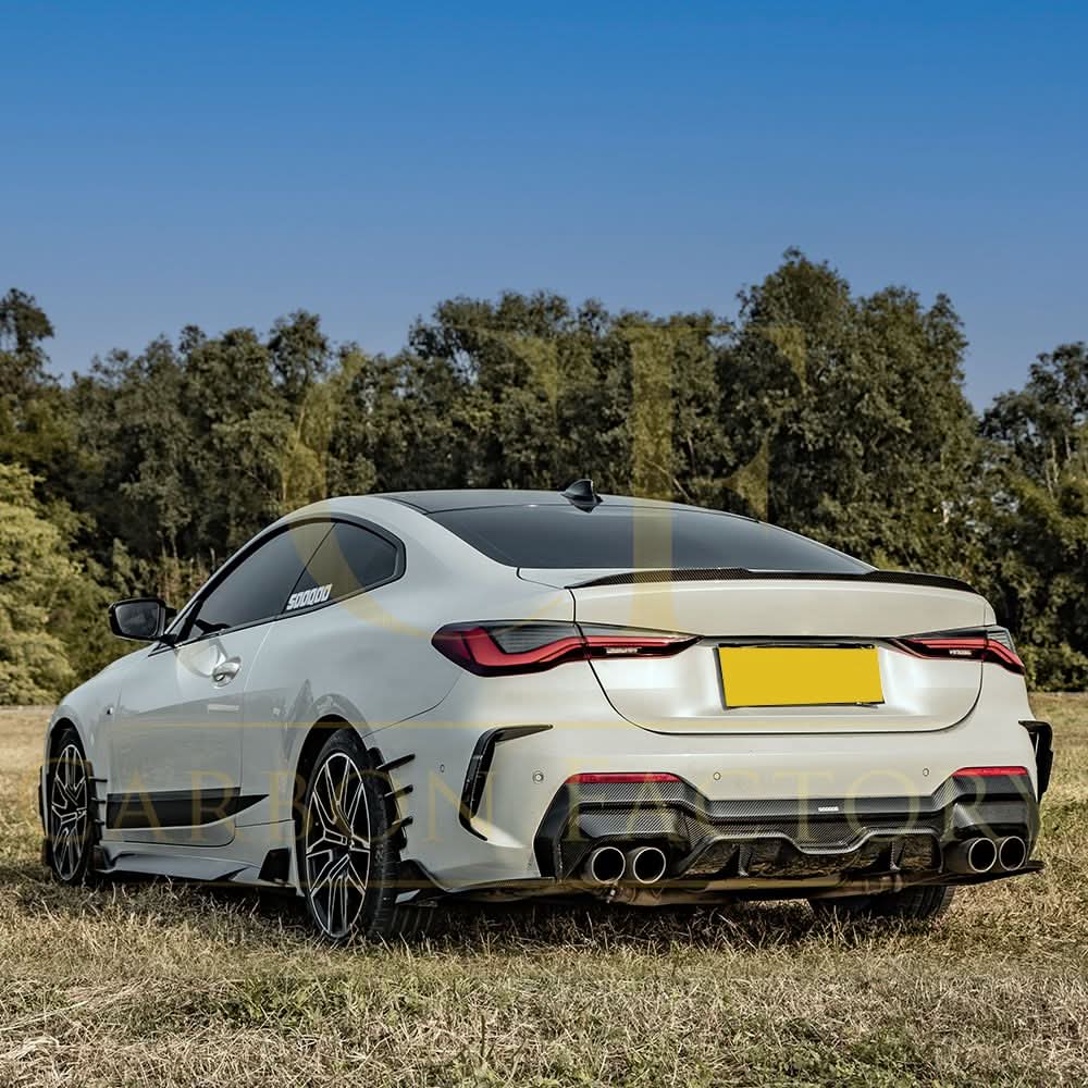 SQ Style Pre-Preg Carbon Fibre Rear Diffuser for BMW 4 Series G22 G23 20-Present