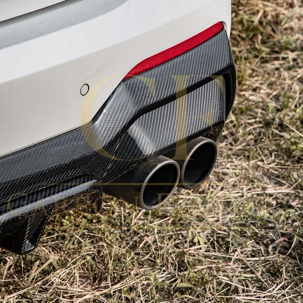 SQ Style Pre-Preg Carbon Fibre Rear Diffuser for BMW 4 Series G22 G23 20-Present