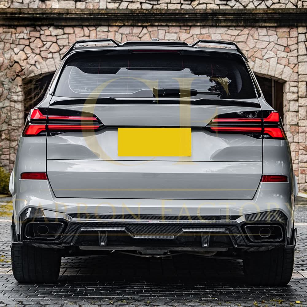 SQ Style Pre-Preg Carbon Fibre Rear Diffuser for BMW G05 X5 LCI 23-25