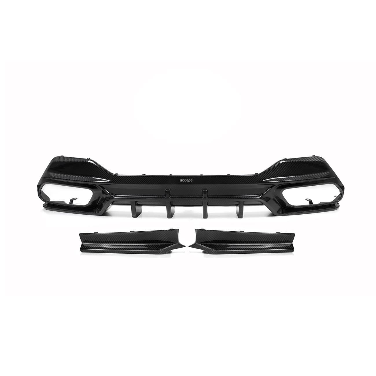 SQ Style Pre-Preg Carbon Fibre Rear Diffuser for BMW G14 G15 8 Series 20-Present