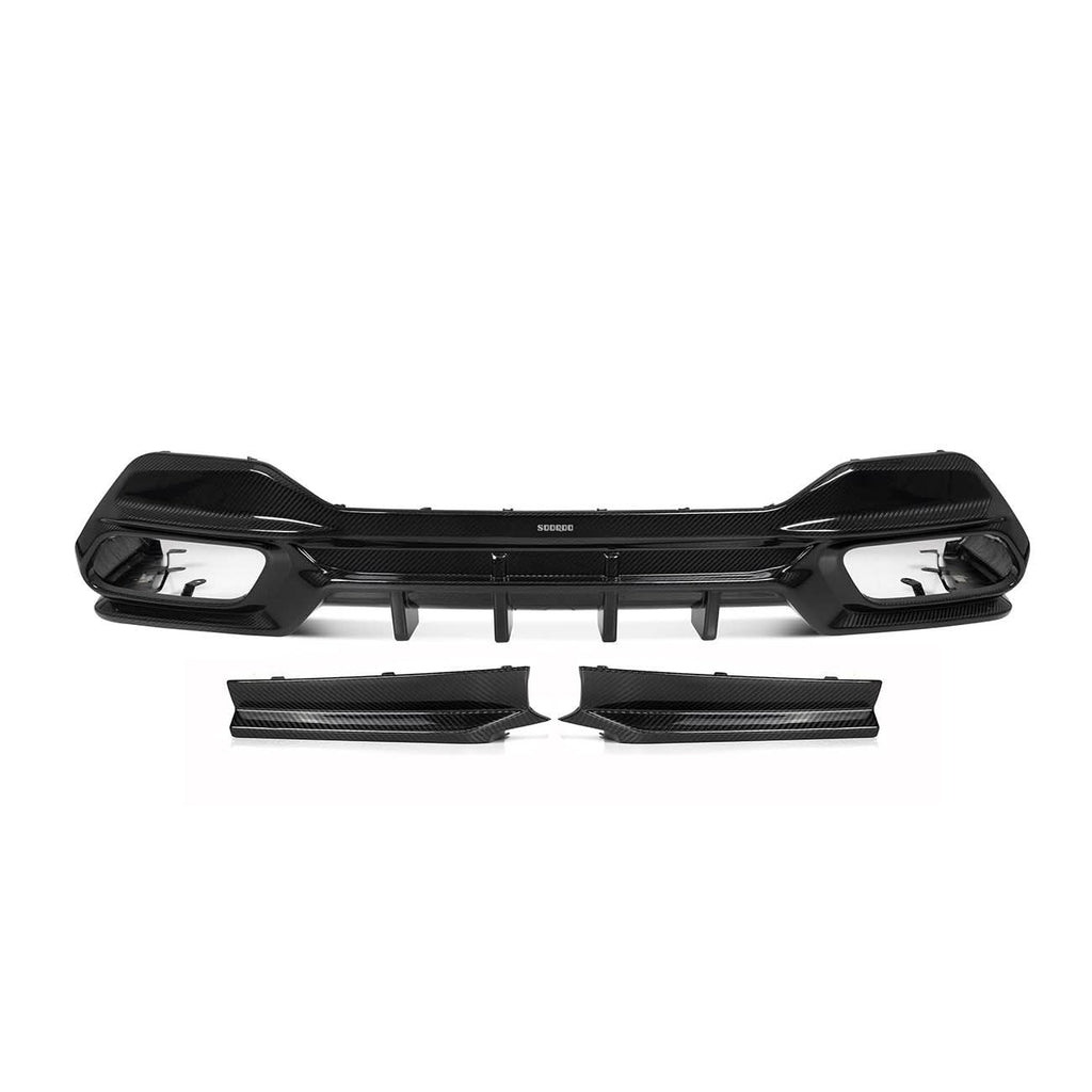 SQ Style Pre-Preg Carbon Fibre Rear Diffuser for BMW G16 8 Series 20-Present
