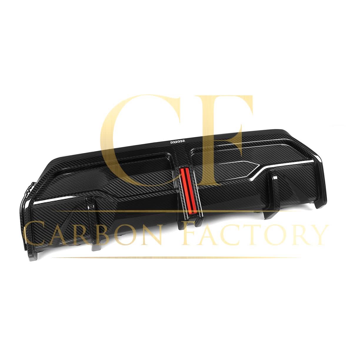 SQ Style with LED Pre-Preg Carbon Fibre Rear Diffuser for BMW 2 Series G42 Coupe 21-Present