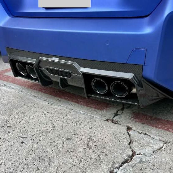 V Style Pre-Preg Carbon Fibre Diffuser for BMW G87 M2 23-Present
