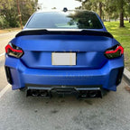 V Style Pre-Preg Carbon Fibre Diffuser for BMW G87 M2 23-Present