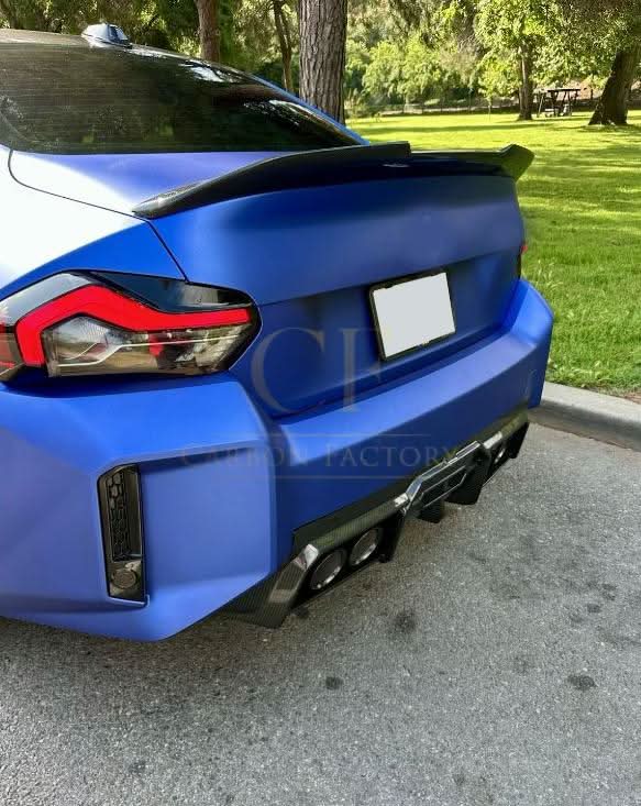 V Style Pre-Preg Carbon Fibre Diffuser for BMW G87 M2 23-Present