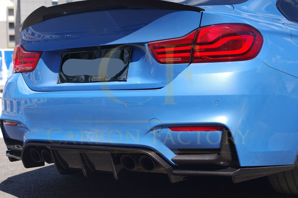 V Style Pre-Preg Carbon Fibre Rear Diffuser for BMW F80 M3 F82 F83 M4 14-20