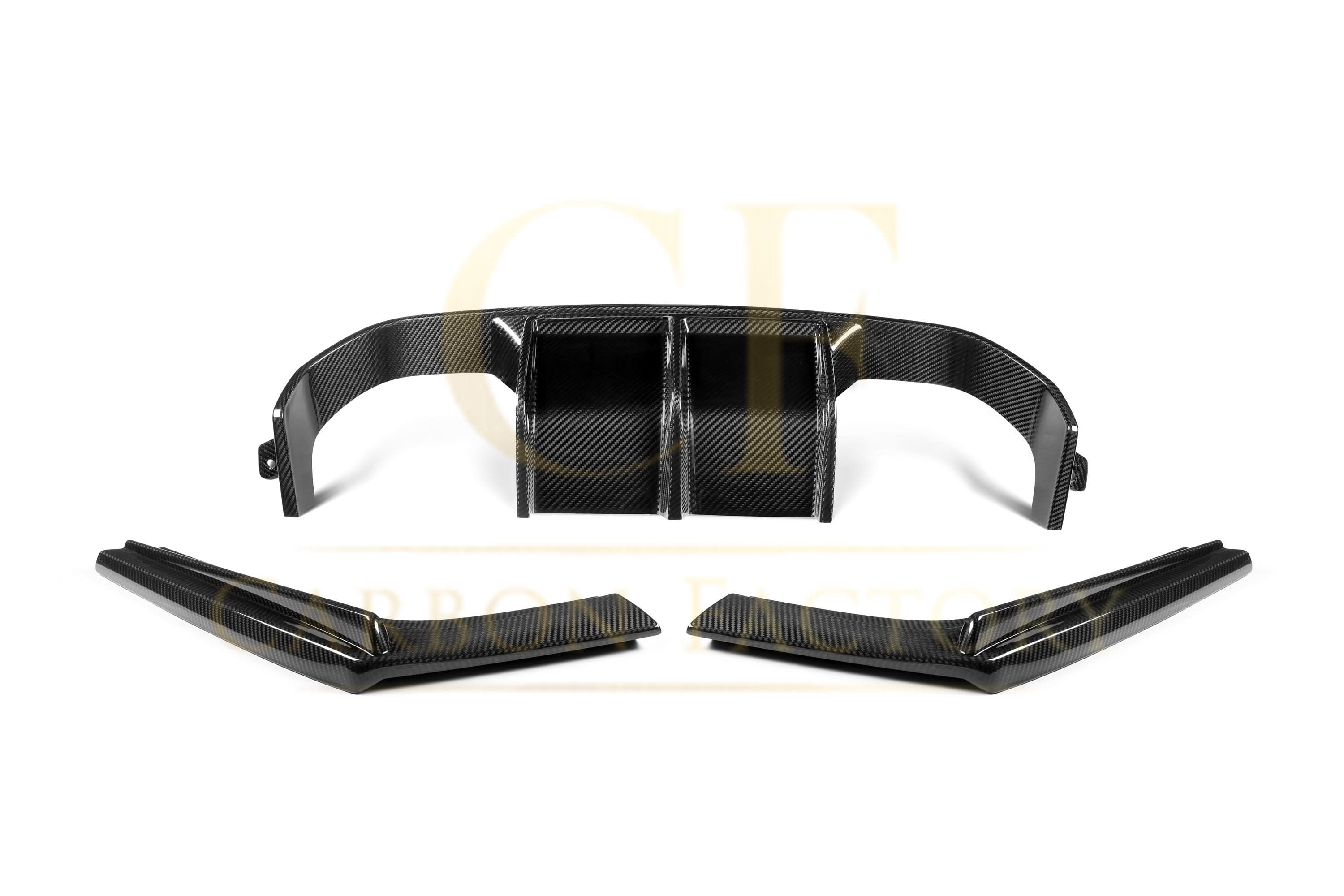 V Style Pre-Preg Carbon Fibre Rear Diffuser for BMW F80 M3 F82 F83 M4 14-20