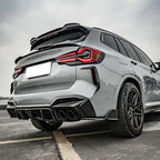 V Style Pre-Preg Carbon Fibre Rear Diffuser for BMW F97 X3M LCI 22-24