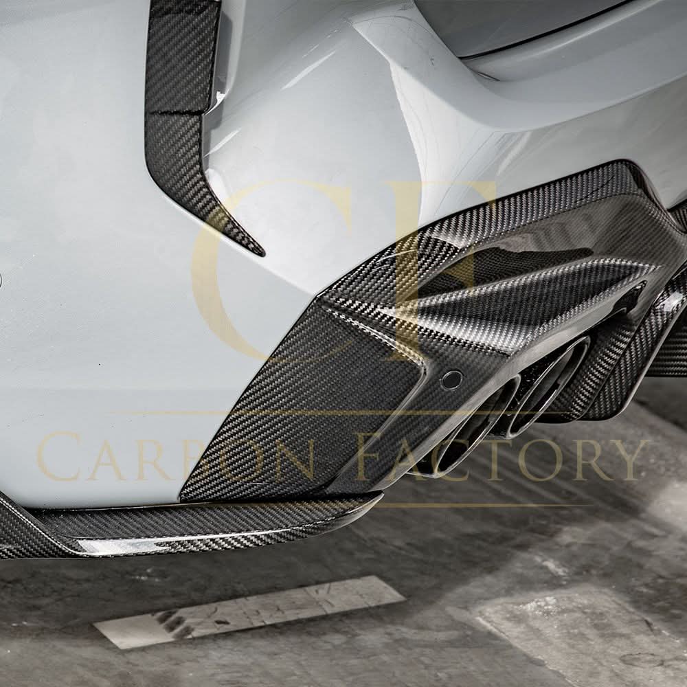 V Style Pre-Preg Carbon Fibre Rear Diffuser for BMW F97 X3M LCI 22-24