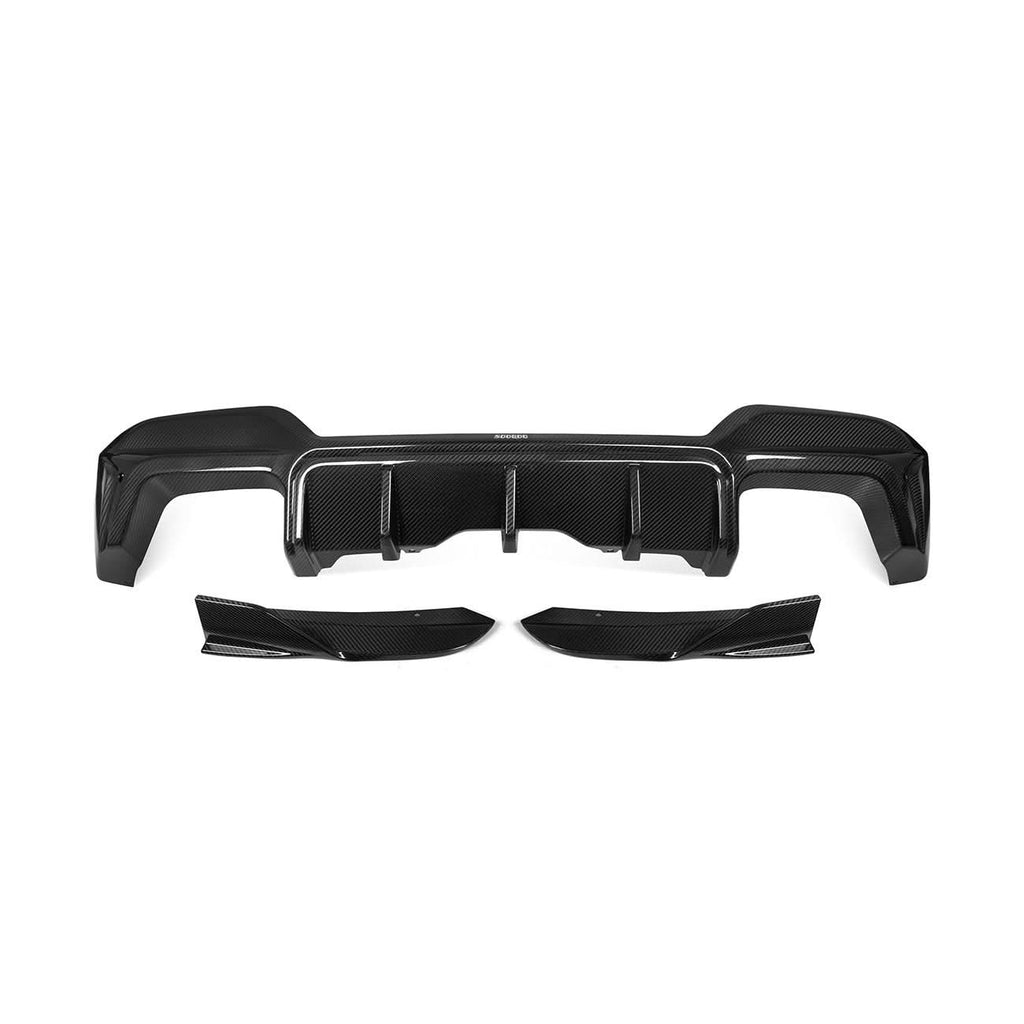 V Style Pre-Preg Carbon Fibre Rear Diffuser for BMW F97 X3M LCI 22-24