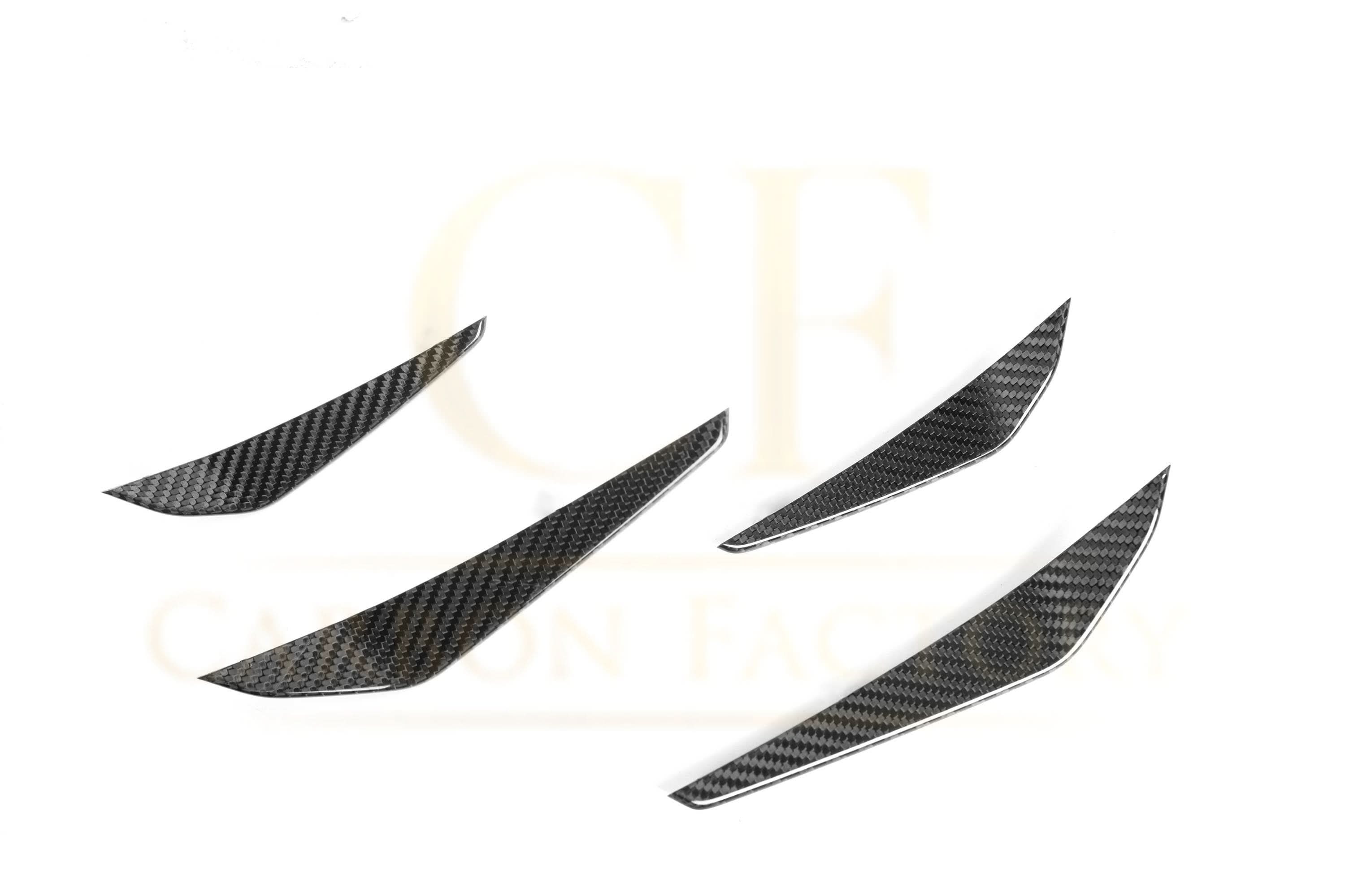 CF Style Pre-Preg Carbon Fibre Front Canards for BMW G80 M3 G82 G83 M4 21-Present