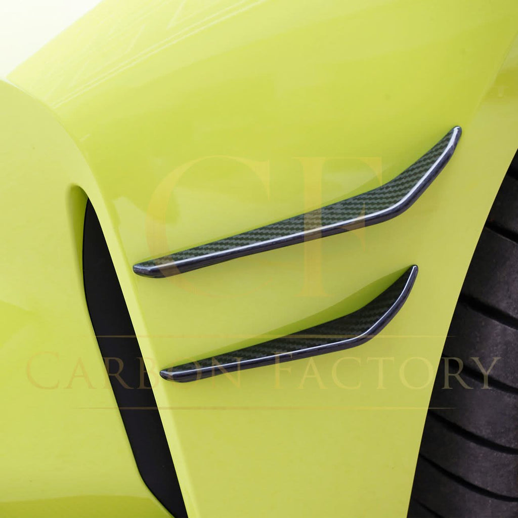 CF Style Pre-Preg Carbon Fibre Front Canards for BMW G80 M3 G82 G83 M4 21-Present
