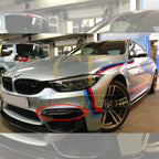 Competition Style Carbon Fibre Front Bumper Trims for BMW F80 M3 F82 F83 M4 14-20