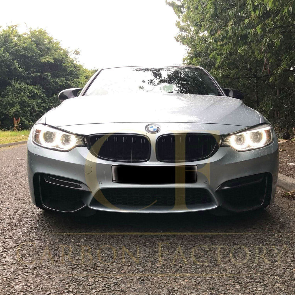 Competition Style Carbon Fibre Front Bumper Trims for BMW F80 M3 F82 F83 M4 14-20