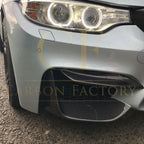 Competition Style Carbon Fibre Front Bumper Trims for BMW F80 M3 F82 F83 M4 14-20