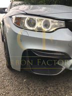Competition Style Carbon Fibre Front Bumper Trims for BMW F80 M3 F82 F83 M4 14-20