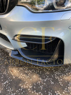 Competition Style Carbon Fibre Front Bumper Trims for BMW F80 M3 F82 F83 M4 14-20