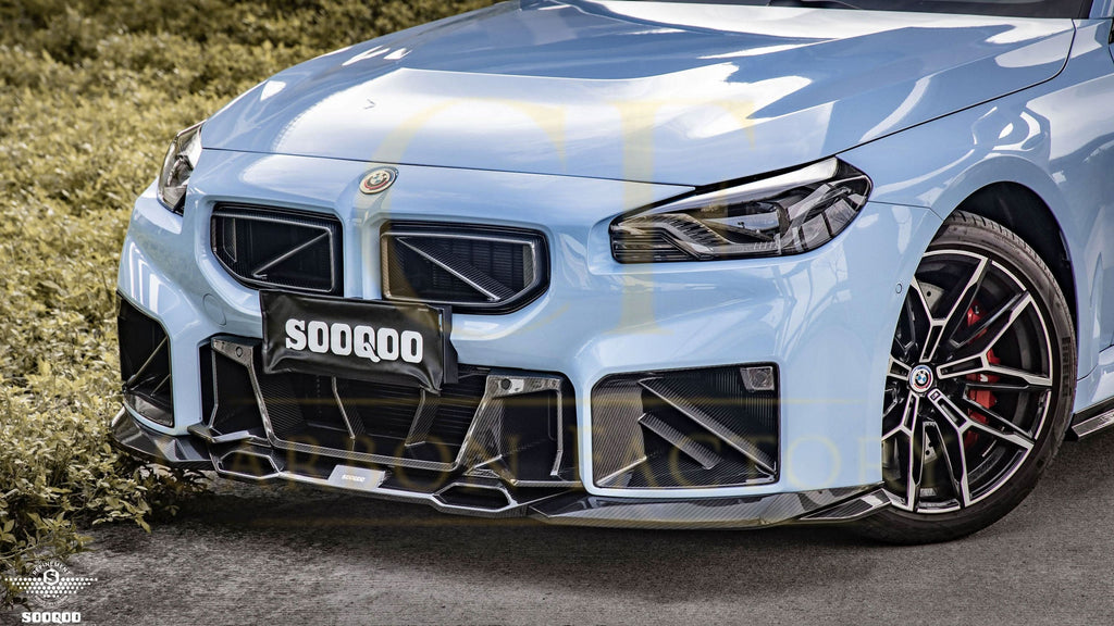 DS Style Pre-Preg Carbon Fibre Front Bumper Trim for BMW G87 M2 23-Present