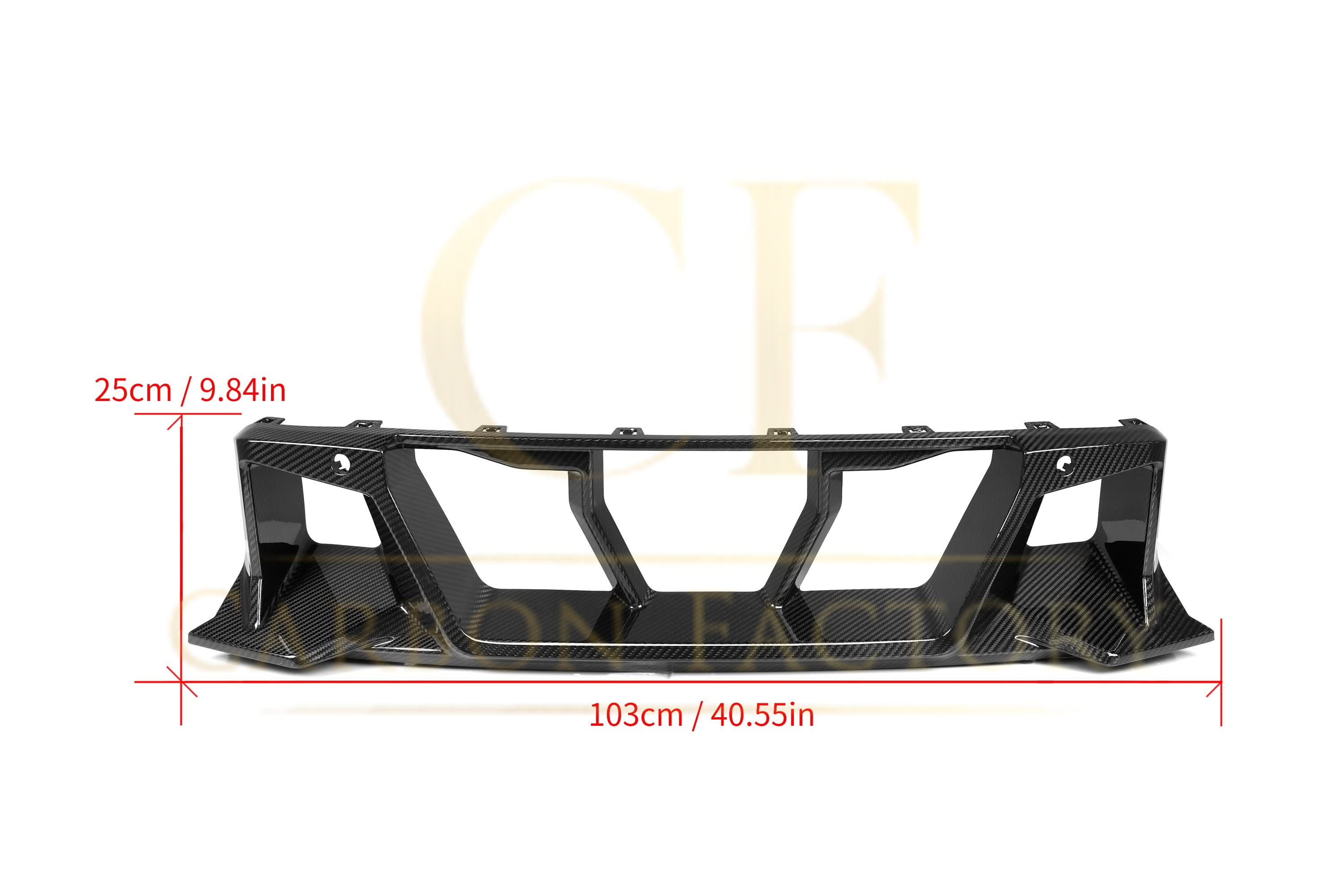 SQ Style Pre-Preg Carbon Fibre Front Bumper Trim for BMW G87 M2 23-Present