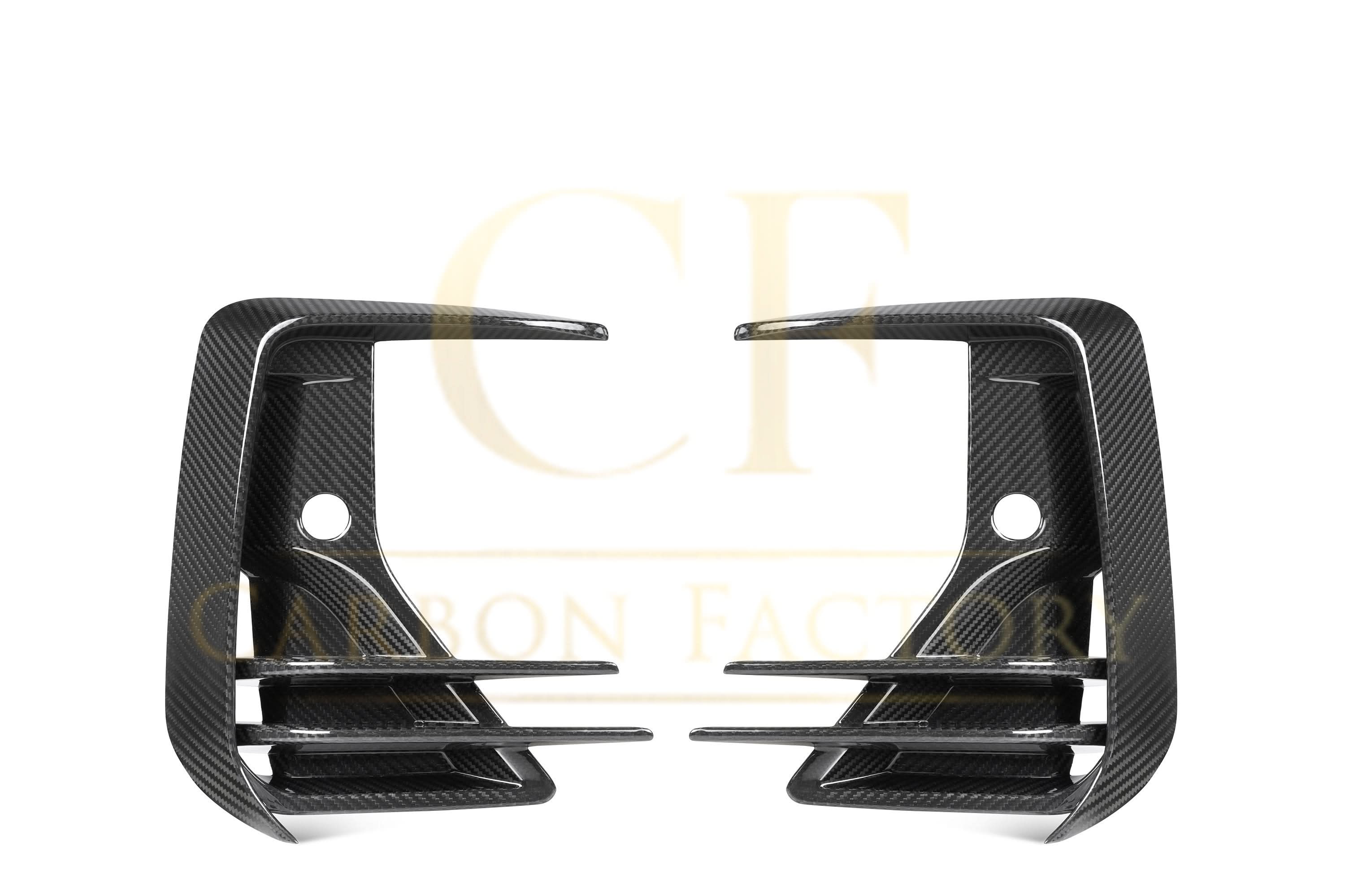 DS Style Pre-Preg Carbon Fibre Front Induction Trims for BMW G01 X3 G02 X4 G08 IX3 LCI 22-25