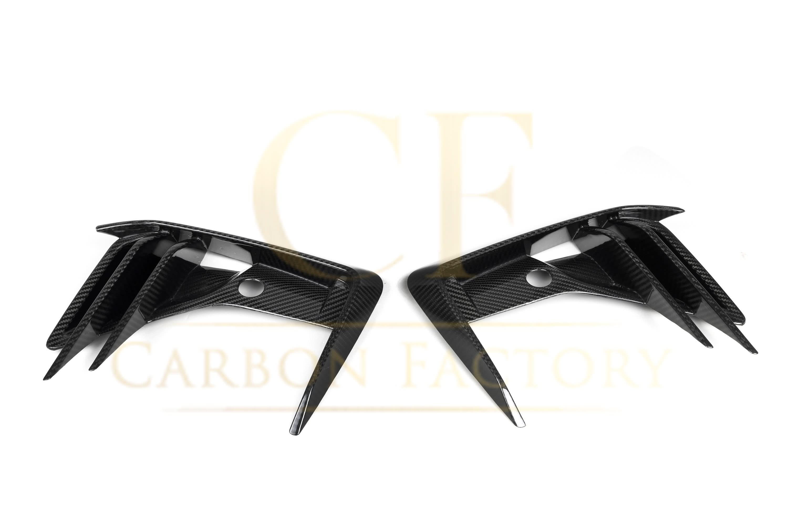 DS Style Pre-Preg Carbon Fibre Front Induction Trims for BMW G01 X3 G02 X4 G08 IX3 LCI 22-25
