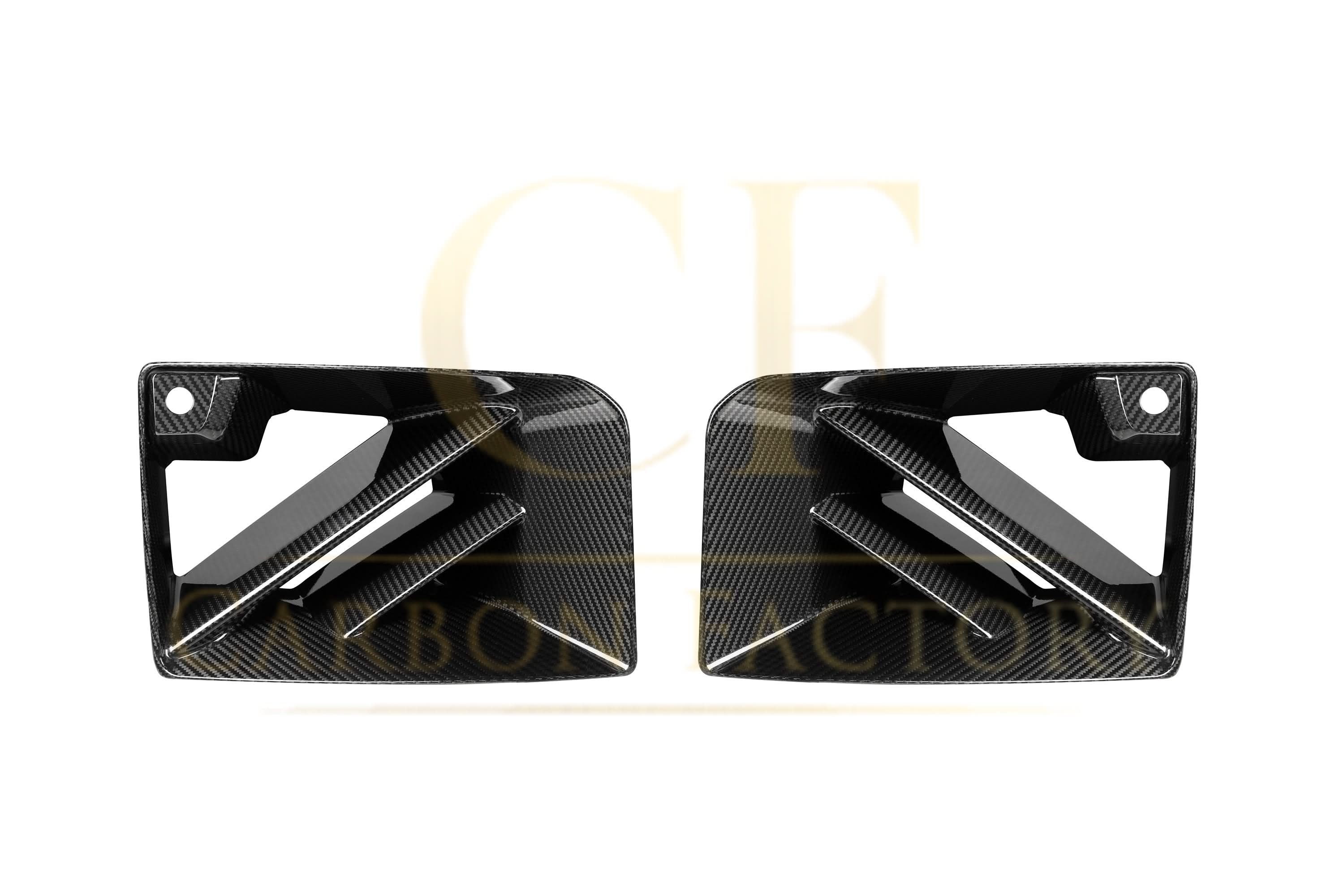 DS Style Pre-Preg Carbon Fibre Front Induction Trims for BMW G87 M2 23-Present